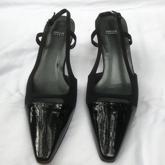 Stewart Weitzman Black Heels Sz 10 - Picture 4 of 11